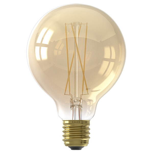 Calex LED lamp | E27 | Globe G95 | Goud | 2100K | Dimbaar | 6W (43W)  LCA00499 - 1