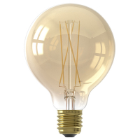 Calex LED lamp | E27 | Globe G95 | Goud | 2100K | Dimbaar | 6W (43W)  LCA00499