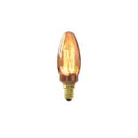 Calex LED lamp E14 | Kaars B35 | Filament | Goud | 1800K | Dimbaar | 2.3W  LCA01127