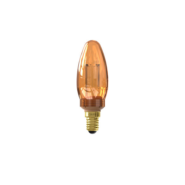 Calex LED lamp E14 | Kaars B35 | Filament | Goud | 1800K | Dimbaar | 2.3W  LCA01127 - 2