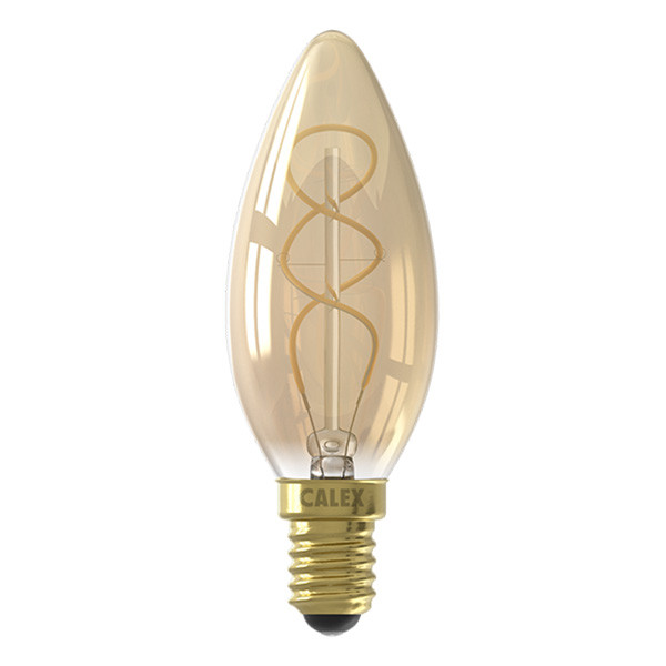 Calex LED lamp E14 | Kaars B35 | Filament | Goud | 2100K | Dimbaar | 2.5W (15W)  LCA00895 - 1