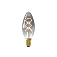 Calex LED lamp E14 | Kaars B35 | Filament | Titanium | 1800K | Dimbaar | 4W (15W)  LCA01133