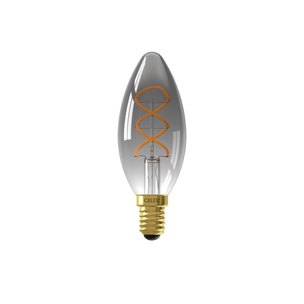 Calex LED lamp E14 | Kaars B35 | Filament | Titanium | 1800K | Dimbaar | 4W (15W)  LCA01133 - 2