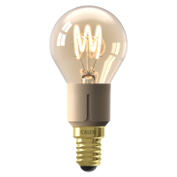 Calex LED lamp E14 | Kogel P45 | Filament | Goud | 2100K | 3-staps dimbaar | 4W (25W)  LCA01001