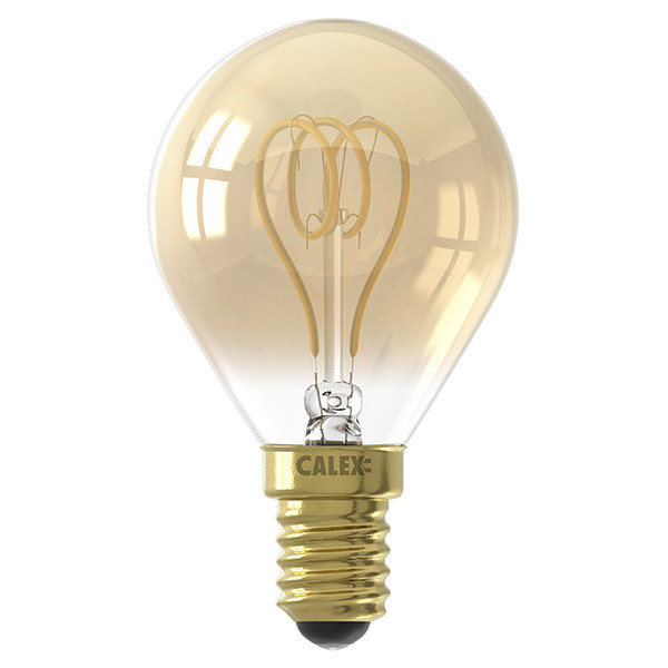 Calex LED lamp E14 | Kogel P45 | Filament | Goud | 2100K | Dimbaar | 2.5W (15W)  LCA01013 - 1