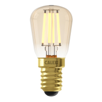 Calex LED lamp E14 | Schakelbord T26 | Filament | Goud | 2100K | Dimbaar | 2.7W (25W)  LCA01153