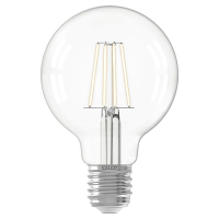 Calex LED lamp E27 | Bol G80 | Filament | Helder | 2700K | Dimbaar | 4.5W  LCA01109