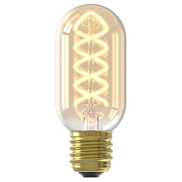 Calex LED lamp E27 | Buis T45 | Filament | Goud | 2100K | 3-staps dimbaar | 5.5W (40W) LCA01211 - 1