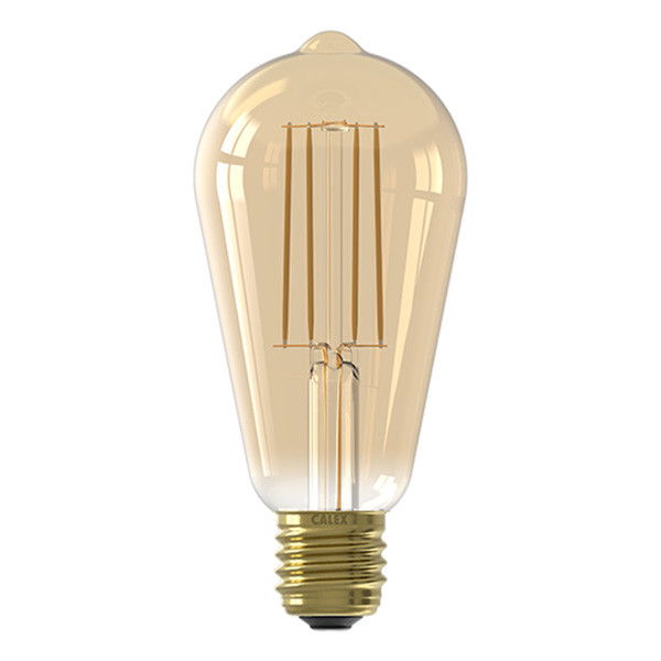 Calex LED lamp E27 | Edison ST64 | Filament | Goud | 2100K | Dimbaar | 3.5W (25W)  LCA00697 - 1