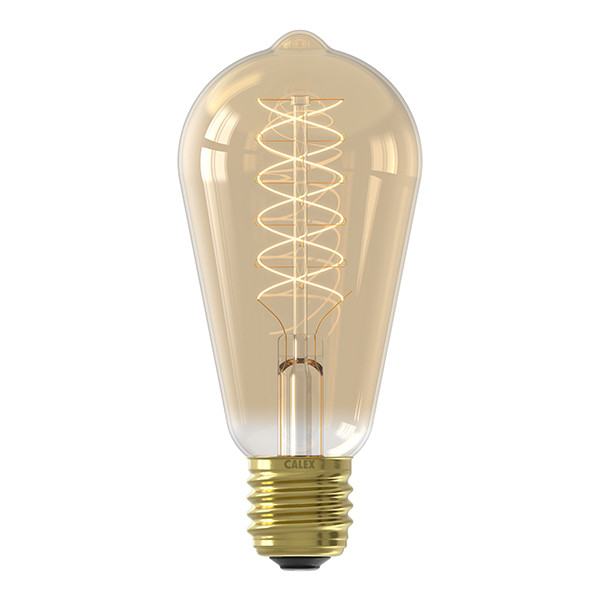Calex LED lamp E27 | Edison ST64 | Filament | Goud | 2700K | Dimbaar | 7.2W (60W) LCA01286 - 1