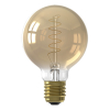 Calex LED lamp E27 | Flexible Filament | Globe G80 | Filament | Goud | 2100K | Dimbaar | 3.8W (25W)