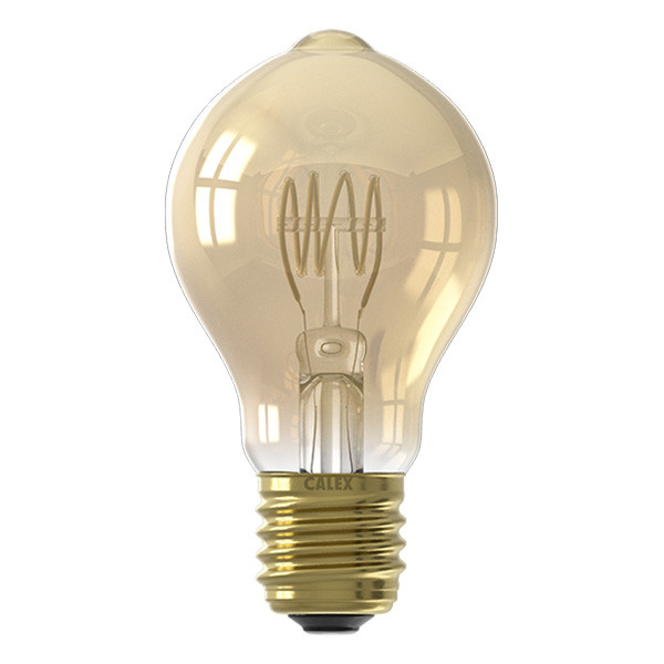 Calex LED lamp E27 | Flexible Filament | Peer A60 | Filament | Goud | 2100K | Dimbaar | 3.8W (25W) LCA00671 - 1