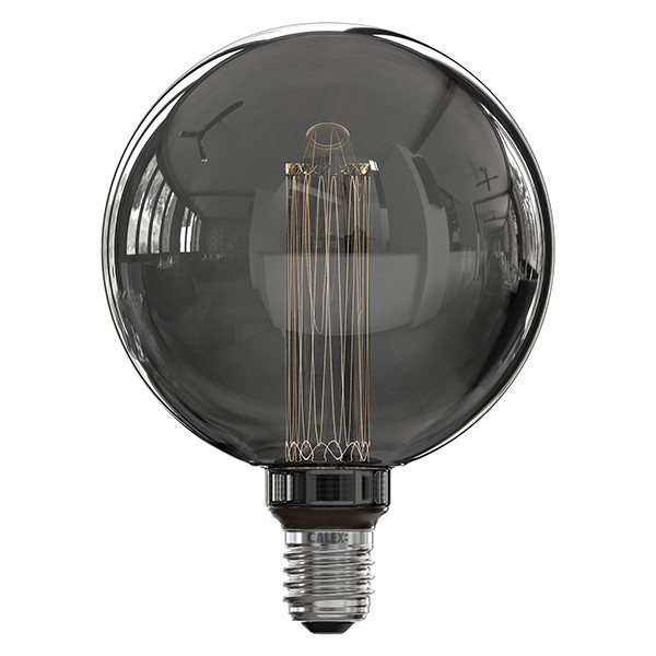 Calex LED lamp E27 | Globe G125 | Crown | Titanium | 2000K | Dimbaar | 3.5W (15W)  LCA00484 - 1