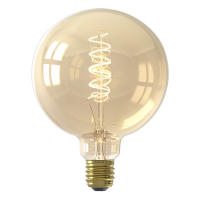Calex LED lamp E27 | Globe G125 | Filament | Goud | 2100K | Dimbaar | 5.5W (40W)  LCA00884