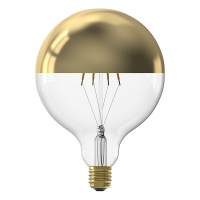 Calex LED lamp E27 | Globe G125 Kopspiegel | Black & Gold | Goud | 1800K | Dimbaar | 4W  LCA00570