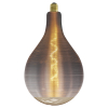 Calex LED lamp E27 | Globe G160 | Filament | Silk Splash Grijs | 1800K | Dimbaar | 4W LCA00900 - 1