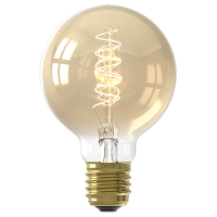 Calex LED lamp E27 | Globe G80 | Filament | Goud | 2100K | 3-staps dimbaar | 5.5W (40W) LCA01213