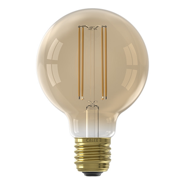 Calex LED lamp E27 | Globe G80 | Filament | Goud | 2100K | Dimbaar | 3.5W (25W)  LCA00715 - 1