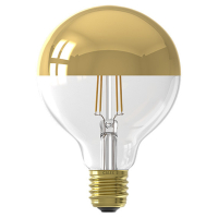 Calex LED lamp E27 | Globe G95 | Filament | Kopspiegel Goud | 1800K | Dimbaar | 4W (20W) LCA01015