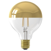 Calex LED lamp E27 | Globe G95 | Filament | Kopspiegel Goud | 1800K | Dimbaar | 4W (20W)