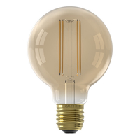 Calex LED lamp E27 | Goldline | Globe G80 | Filament | Goud | 2100K | Dimbaar | 3.5W (25W) LCA00715