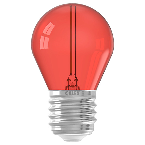 Calex LED lamp E27 | Kogel G45 | Filament | Rood | 1W LCA01223 - 2