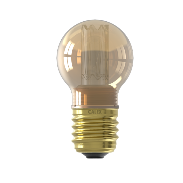Calex LED lamp E27 | Kogel P45 | Crown | Goud | 1800K | Dimbaar | 2.3W (15W)  LCA00874 - 1