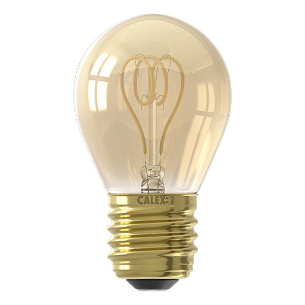 Calex LED lamp E27 | Kogel P45 | Filament | Goud | 1800K | Dimbaar | 4W (15W)  LCA00656 - 1