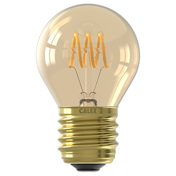 Calex LED lamp E27 | Kogel P45 | Filament | Goud | 2100K | 3-staps dimbaar | 3.5W (22W) LCA01209 - 2