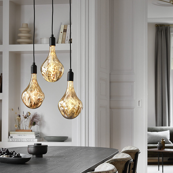 Calex LED lamp E27 | Organic Evo | Special | Champagne | 1800K | Dimbaar | 6W (60W) LCA00468 - 2