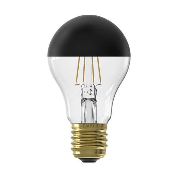 Calex LED lamp E27 | Peer A60 | Kopspiegel Black & Gold | 1800K | Dimbaar | Zwart | 4W  LCA00567 - 1