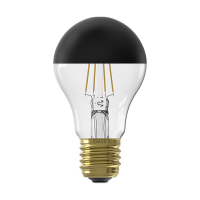 Calex LED lamp E27 | Peer A60 | Kopspiegel Black & Gold | 1800K | Dimbaar | Zwart | 4W  LCA00567