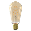Calex LED lamp E27 met sensor | Dag/Nacht sensor | Edison ST64 | Goud | 2200K | 3.5W (40W) LCA01115 - 2