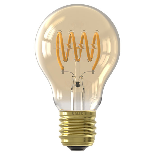 Calex LED lamp E27 met sensor | Dag/Nacht sensor | Peer A60 | Goud | 2200K | 3.5W (40W) LCA01113 - 2
