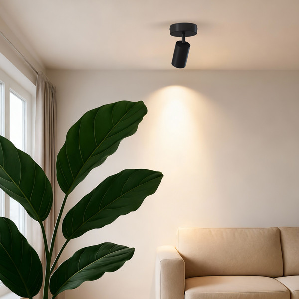 Calex Plafondspot GU10 | Rond | 1 spot | Zwart LCA01233 - 6