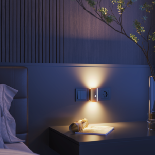 Calex Plug-in nachtlampje | Bewegingssensor | Zwart LCA01264 - 2