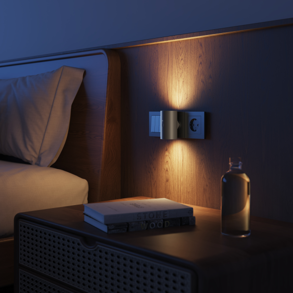 Calex Plug-in nachtlampje | Schemersensor | Zwart LCA01265 - 2