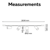 Calex Railverlichting | GU10 | 4 spots | Wit LCA01301 - 7