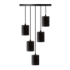 Retro E40 pendels voor Giant lamp (Zwart, 5x2 meter, Calex) LCA00046 - 1