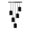 Retro pendels voor XXL lamp (Zwart, 5x2 meter, Calex)