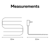 Calex Slimme ledstrip Neon 10 meter set | WiFi | IP44 | 24W LCA01305 - 9