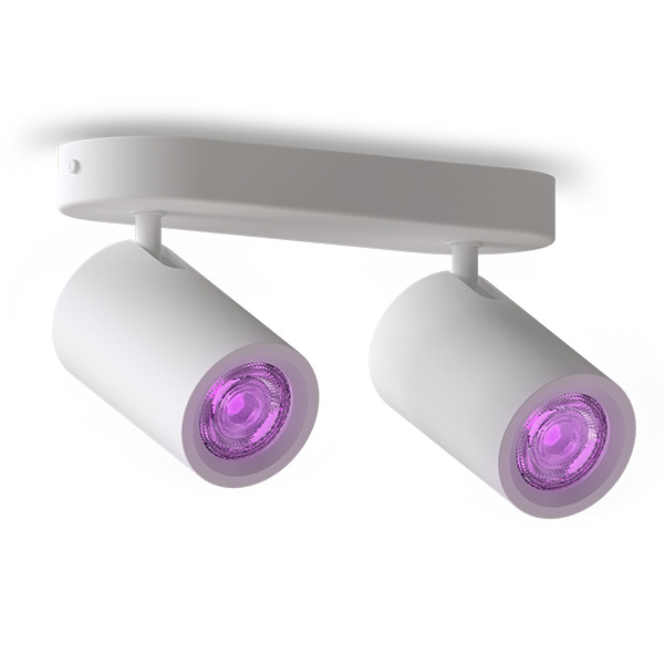 Calex Slimme plafondspot | Rond | RGB + 2200-4000K | Wit | 2 spots | WiFi (Tuya) | 4.9W LCA01247 - 1