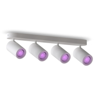 Calex Slimme plafondspot | Rond | RGB + 2200-4000K | Wit | 4 spots | WiFi (Tuya) | 4.9W LCA01250