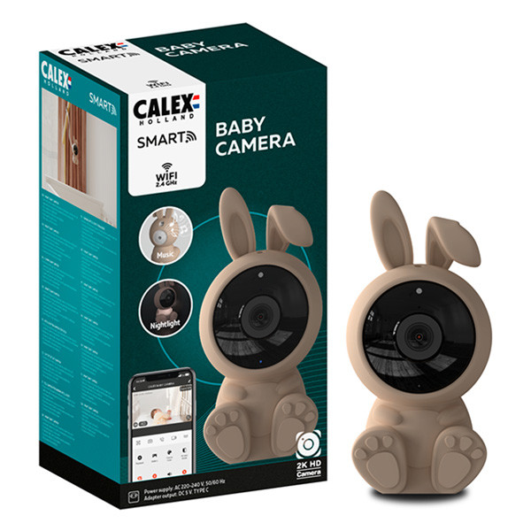 Calex Smart Baby Camera | 1080p | Konijn  LCA00836 - 1