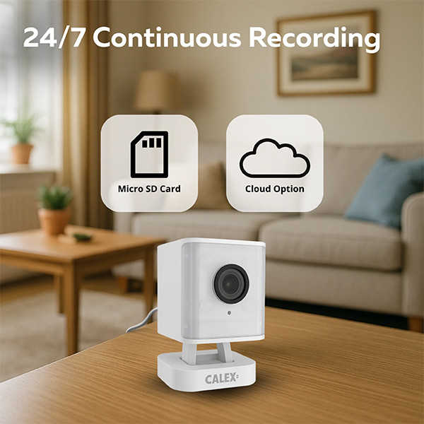 Calex Smart Indoor IP Camera | 2K | Wit  LCA01202 - 3