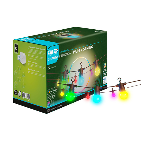 Calex Smart Outdoor Lichtsnoer | 10 meter | RGB + 2700K | 7.2W LCA01090 - 1