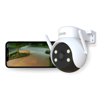 Calex Smart Outdoor PTZ camera | 2K | IP65 | Wit  LCA01201