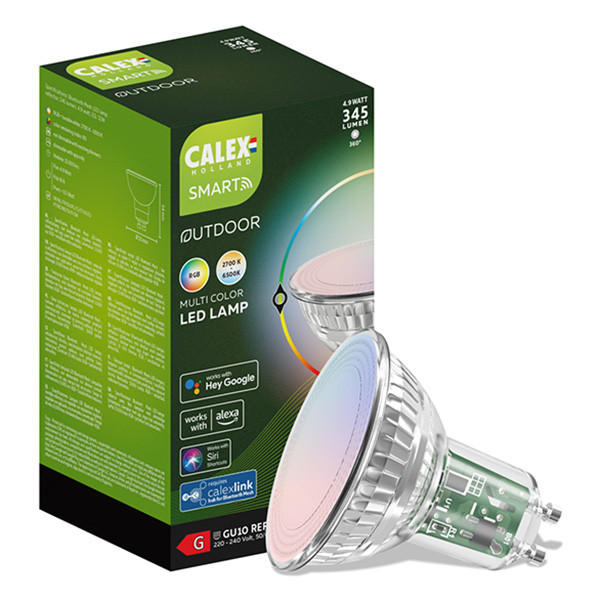 Calex Smart Outdoor spot GU10 | RGB + 2700K-6500K | 345 lumen | 4.9W  LCA00826 - 1