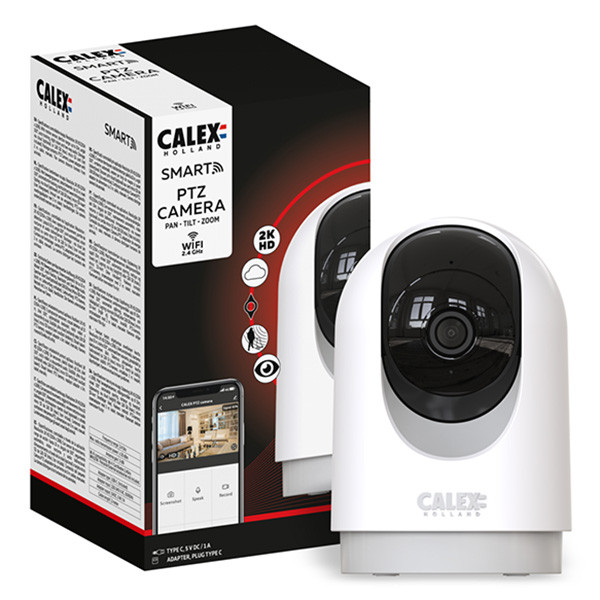 Calex Smart PTZ Camera | 1080p | Wit  LCA00857 - 1