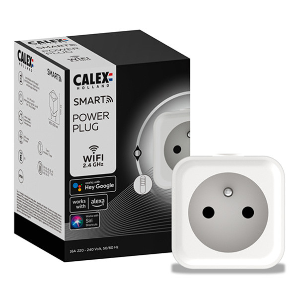 Calex Smart Plug | Max. 3600W | Wit (BE/FR)  LCA00839 - 1